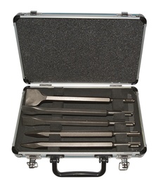 [EL010489] Coffret 2 pics et 3 burins SDS+