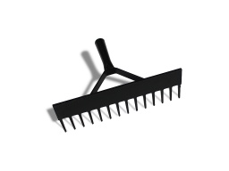 [OU007732] Reinforced concrete rake with 14 teeth (Requires handle OU002763)