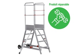 [PO003645] Individual aluminum platform 3 steps special formwork