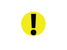 [SI018385] Yellow handling sticker 15 to 25 kg Diam. 50 mm