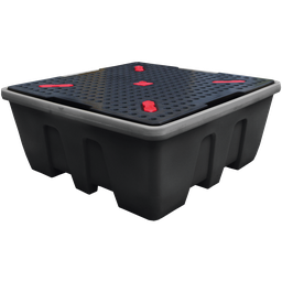 [EN000178] Bac de rétention polyéthylène pour cuve 1000L ou 4 fûts de 220L