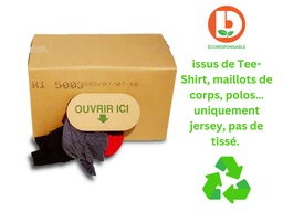 [EN007451] Chiffons de couleur (Carton de 10Kg)