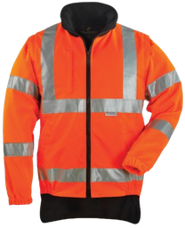 [EP008101] Gilet chaud HV manches polaire amovibles