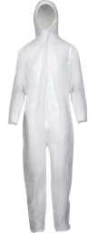 [HS990243] Combinaison jetable d'isolation avec capuche 50g/m² - taille unique XL