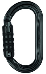 [EP100597] Ok Triact Lock aluminum carabiner 1/4 turn black