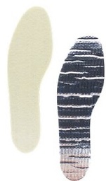 [EP116493] Natural wool sole + aluminized film - Thermal