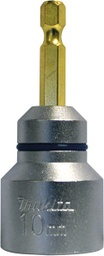 [EL118283] Gold Impact Socket for Threaded Rods Diam.  10mm, Hex 1/4''