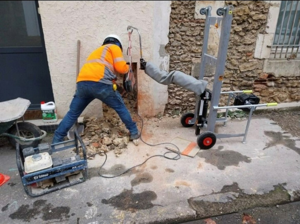 Bras 0 Gravité support T avec chariot mobile grutable