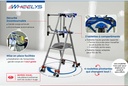 Plate-forme individuelle alu WHEELYS 4 marches