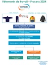 Veste multirisques BYES cœur + dos - liseré orange *2023*
