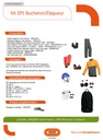 Kit EPI bucheron/élagueur classe 1 - Gant T10 - Veste XL
