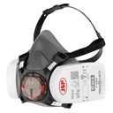 Demi masque force 8 press to check - valve typhoon avec filtre P3