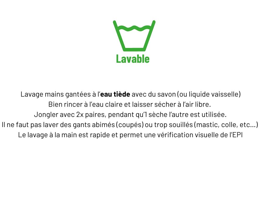 Gant Krytech 582 dos nitrile milieu huileux