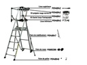 Plate-forme individuelle MASTERGUARD 5 marches stabilisateur