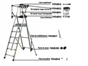 Plate-forme individuelle MASTERGUARD 6 marches stabilisateur