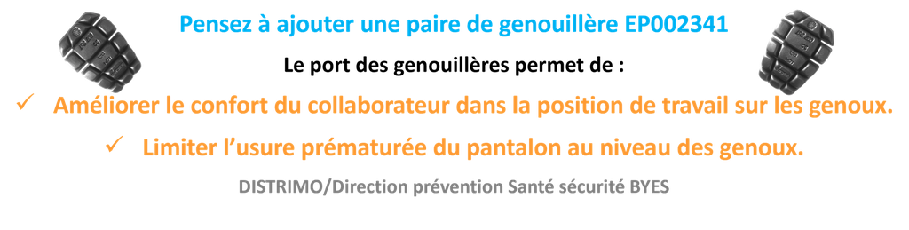 Pantalon multirisques pour BYES et FM - Long (remplace les EP128xxx)