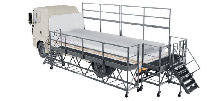 Barriere de protection latérale pour camion  - aluminium