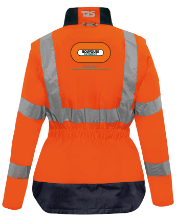 Parka 4 en 1 HV femme BY BAT SUD EST dos respirant