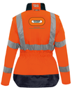 Parka 4 en 1 HV femme BY BAT SUD EST dos respirant