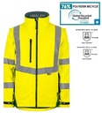 Veste Softshell manches amovibles jaune et vert HV - Chef de manœuvre (sur cde)