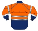 Blouson BY TP REGIONS FRANCE été compagnon orange/marine