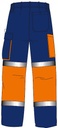 Pantalon BY TP REGIONS FRANCE été compagnon orange/marine