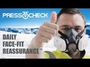 Demi masque force 8 Press to Check - Valve Typhoon