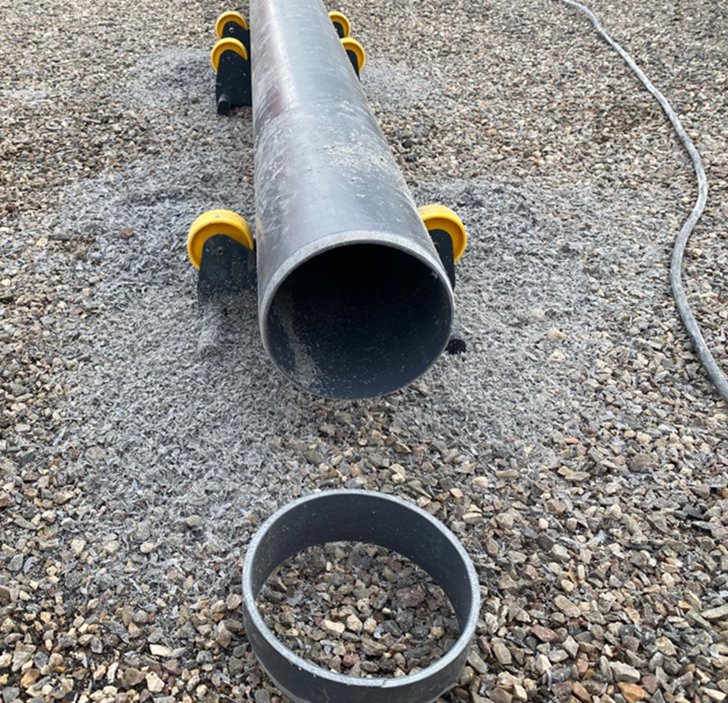 Scie coupe tube Pipe Cut P400 pour PVC,PE PP... 100 A 400mm