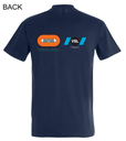 Tee-shirt 190gr 100% coton col rond french marine BY TP REGIONS FRANCE + VSL coeur + dos manches courtes