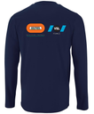 Tee-shirt 190gr 100% coton col rond french marine BY TP REGIONS FRANCE + VSL coeur + dos manches longues