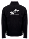 Veste polaire zippée 300gr noire-orange brodée BY BAT EQUIPEMENTS PUBLICS coeur + logo et nom Centre Hospitalier Argenteuil dos