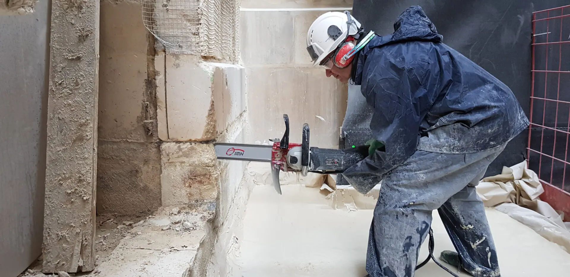 Tronçonneuse a chaine béton électrique 220V ATDV E-SAW