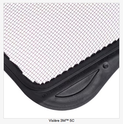 Ecran grillagé pour casque Kara