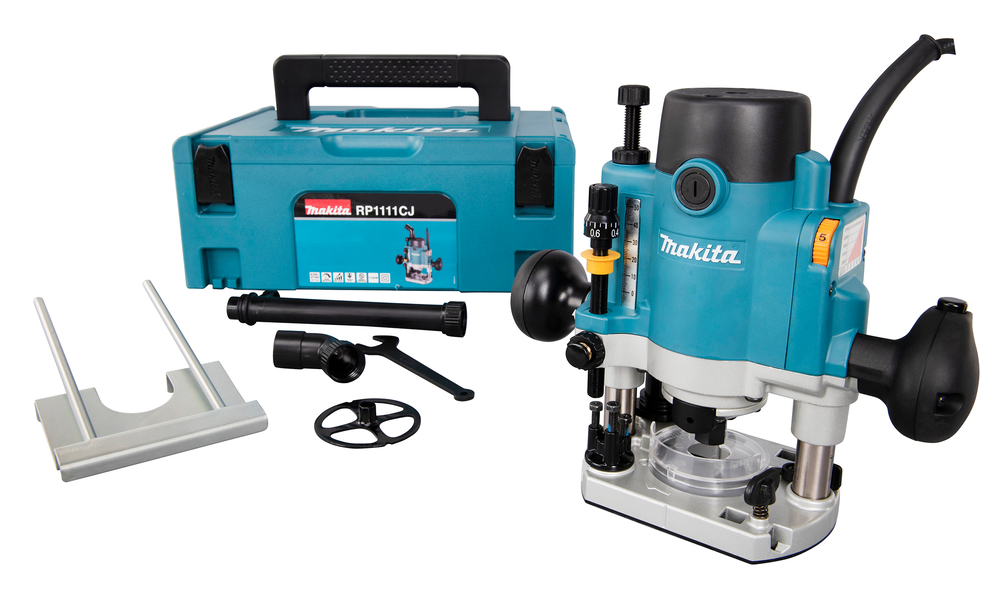Défonceuse MAKITA RP1111CJ - 1100W - Pince 8mm - Profondeur de 0 à 57mm | 🤝ACCORD P2S BYCN OBLIGATOIRE🤝