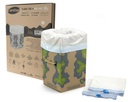 Kit wc portable (avec 12 sacs absorbant)