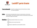 LockOFF porte tirante (avec support mural offert)