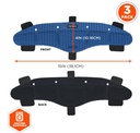 Bandeau AV rafraichissant pour casque (lot de 3)