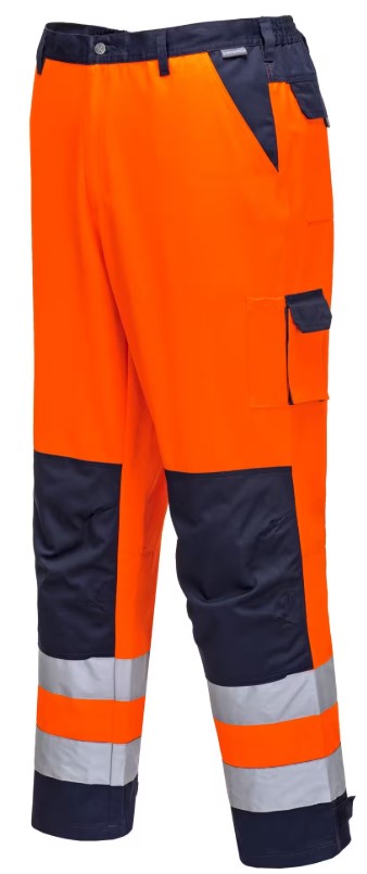 Pantalon HV TX51 orange/marine