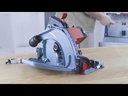 Scie circulaire plongeante filaire - Prof. coupe 55mm + règle de guidage F160
