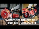 Découpeuse sur batterie Nuron DSH 600-22 ATC Diam. 300mm - Poignée sur le dessus