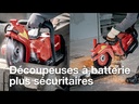 Découpeuse sur batterie Nuron DSH 700-22 ATC Diam. 300mm - Poignée à l'arrière