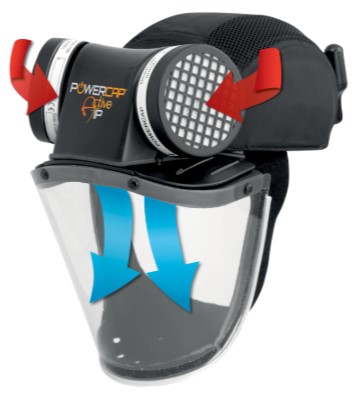 Casquette + écran + filtres TH1P Powercap active IP 8HR multi plug black