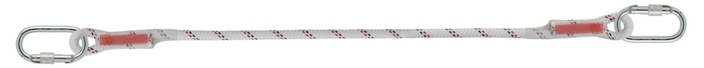 Longe de sécurité LD11 1M sans absorbeur 2 boucles
