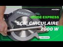 Scie circulaire filaire capacité 85mm - C9BU3WBZ en coffret