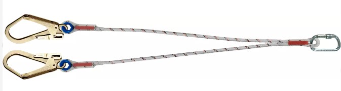 Longe double drisse LDF 11 1M-11-53-53 1 Mousq.QT + 2 Mousq.M53 sans absorbeur