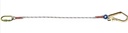 Longe drisse LD 11 1.50M-11-53 1 Mousq. QT + 1 Mousq. M53 sans absorbeur