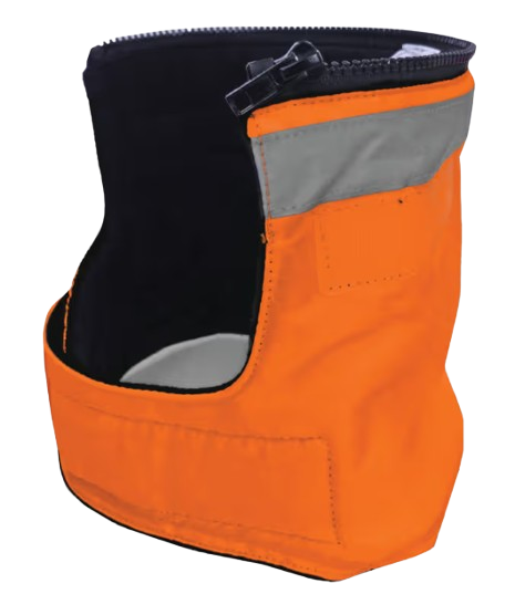 Protection du cou hv orange pour bonnet polaire