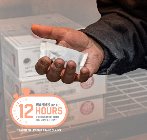 Chaufferettes pour les mains - Activation par l'air (carton de 40 paires)