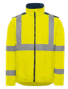 Parka 4 en 1 fluo HV Jaune respirant - Homme