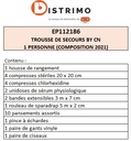 Trousse de secours 1 personne BY CN (Composition 2021)